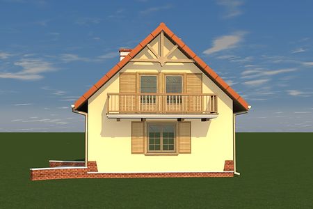 Фасад дома BDA-6683-62 Фасад дома BDA-6683-62