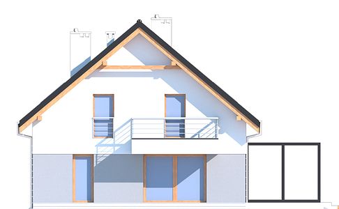 Фасад дома BGB-4348-85 Фасад дома BGB-4348-85