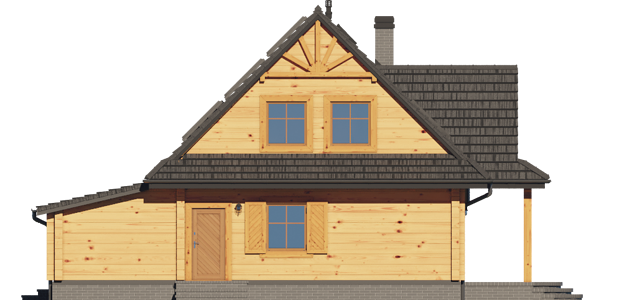 Фасад дома GAF-6576-84 Фасад дома GAF-6576-84