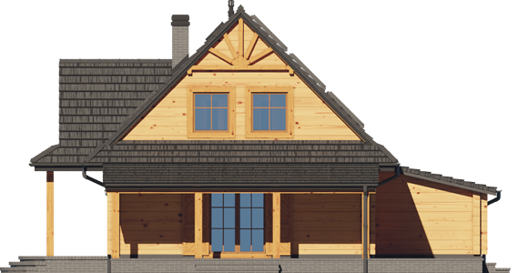 Фасад дома GAF-6576-84 Фасад дома GAF-6576-84